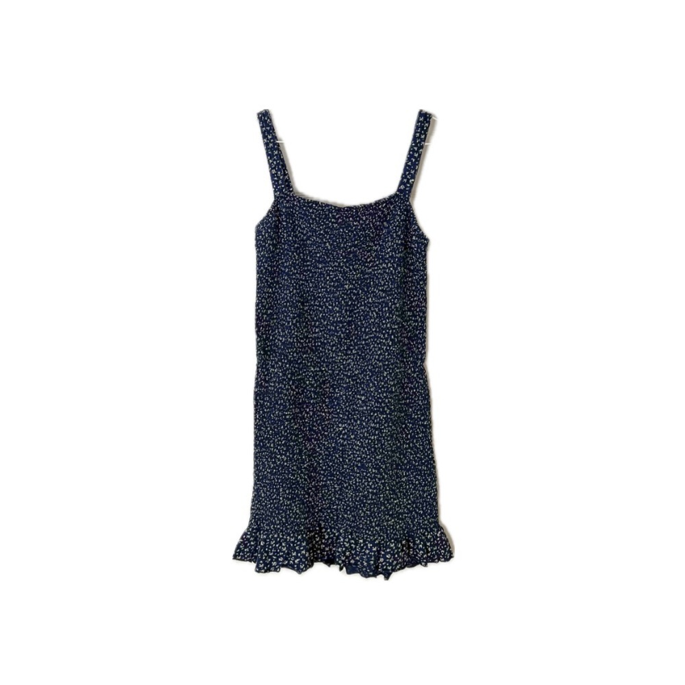 Navy Blue Spaghetti Strap Dress